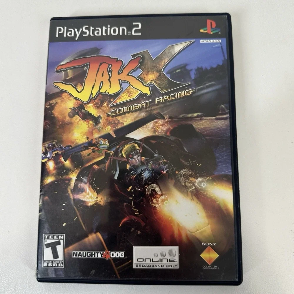 Jak X Combat Racing PS2 (Sony PlayStation 2, 2006) Tested Complete w/ Manual CIB